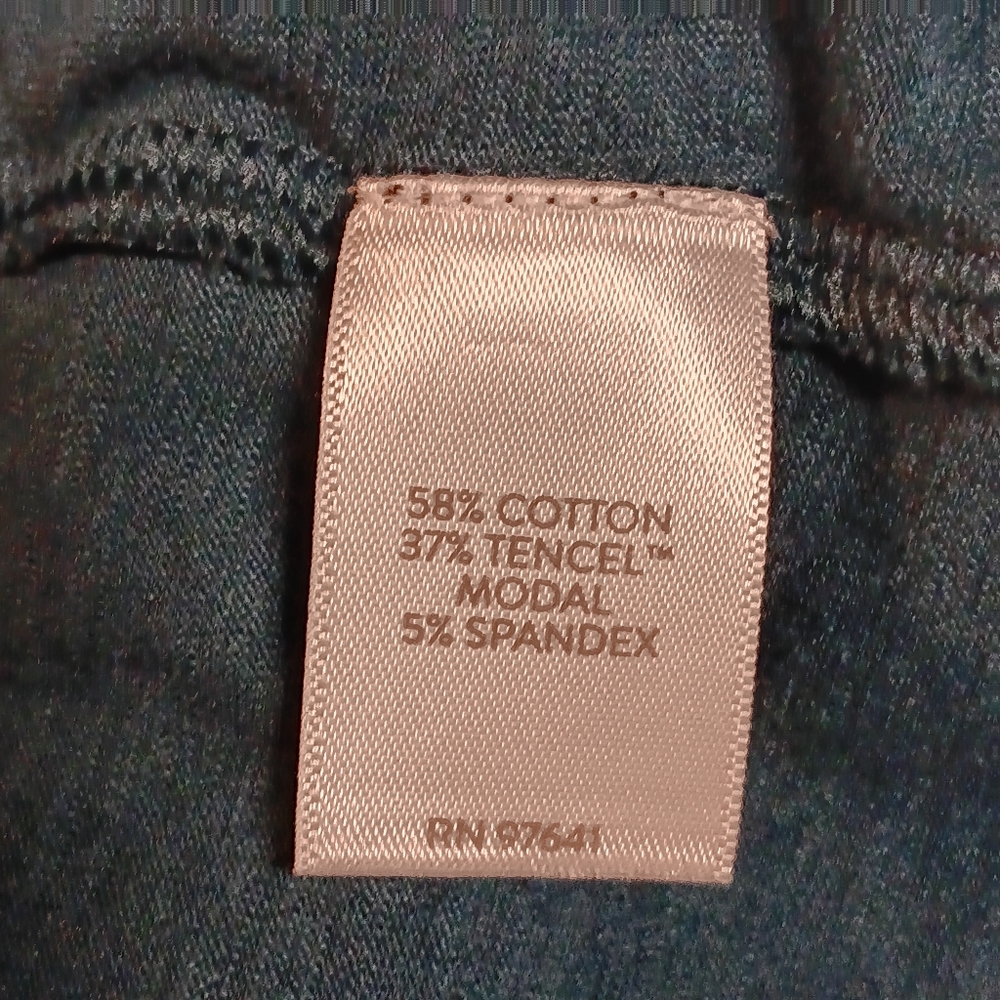 J. JILL cotton Tencel stretch long sleeve pullover shirt, L - Picture 6 of 12